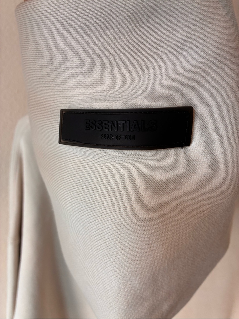 Fear of God Essentials Cream Hoodie Sweater - Picture 3 of 4